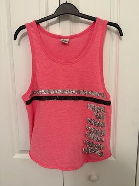 VS PINK Sequin Muscle Tank